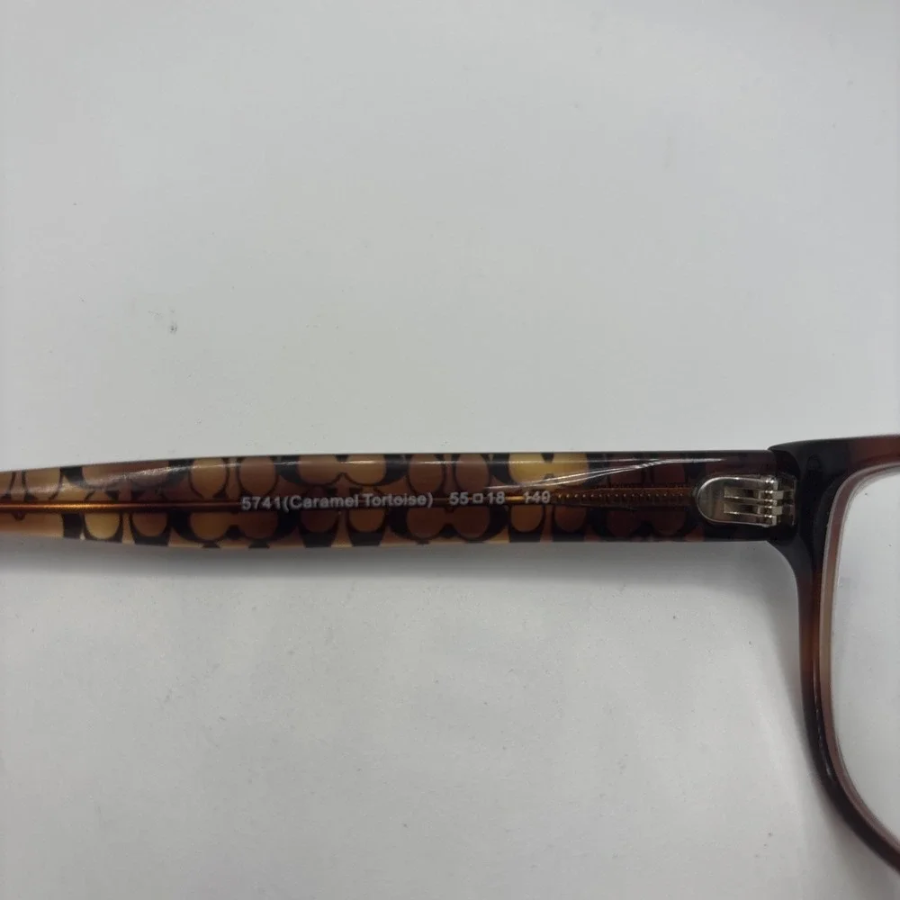 COACH HC6208F 5741 Caramel Tortoise Eyeglasses Frame 55-18-140mm #255